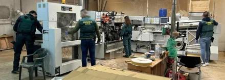 Archivo. La Guardia Civil intervino más de 3 millones y medio de cajetillas de tabaco de contrabando en una operación.EP